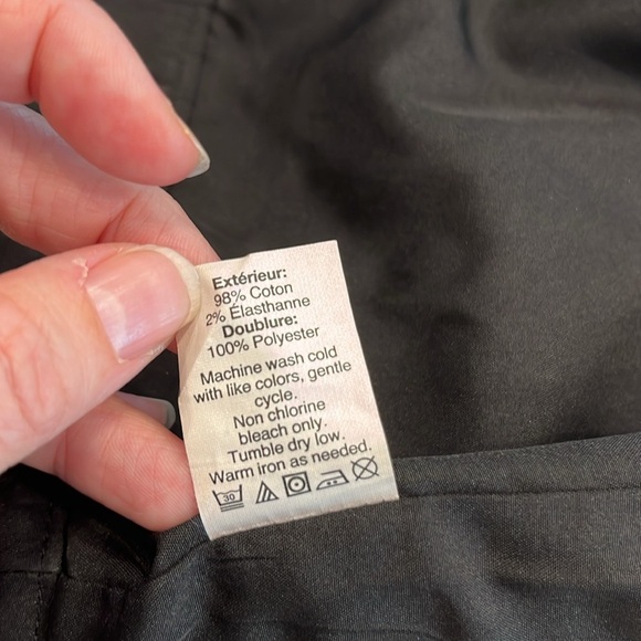 J Crew | No‎ 2 Pencil Skirt | Black/Purple/Pink Paisley Cotton | Size 4 - Picture 11 of 12